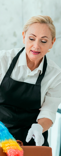 nettoyage feminin contre plongee